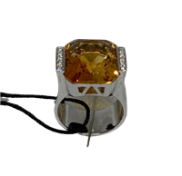 Anello Recarlo Donna in Oro bianco Topazio ZF711.B